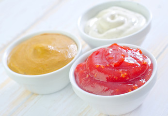 Canvas Print - sauces