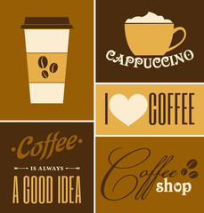 Sticker - Retro Coffee Collection