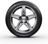 Fototapeta Perspektywa 3d - Car tire