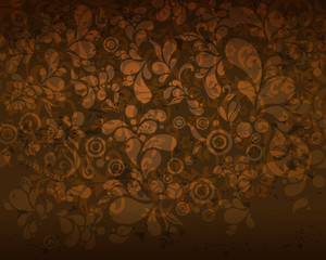 Beautiful seamless vintage floral background