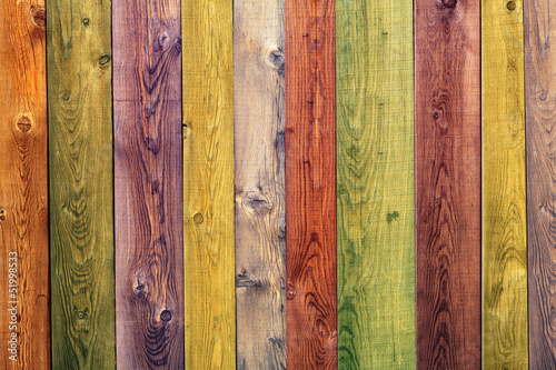 Naklejka dekoracyjna colorful wood