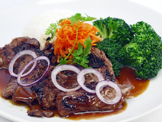 Wall Mural - beef steak tagalog