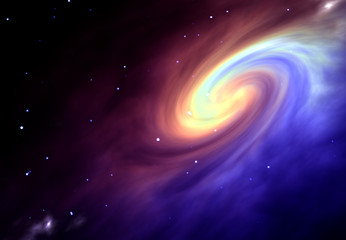 background with stars and galaxy