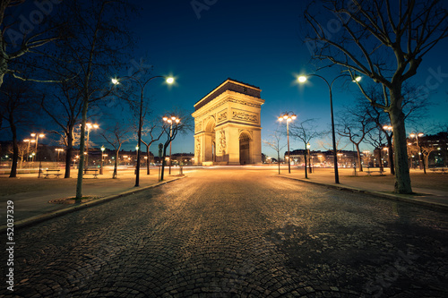 Naklejka dekoracyjna Arc de Triomphe Paris France