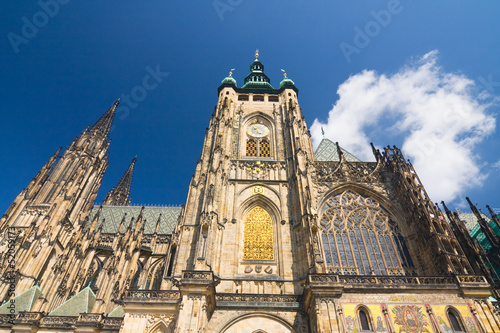 Fotografie, Obraz St. Vitus Cathedral in Prague, Czech Republic