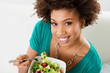 © Rido - African American Woman Eating Salad