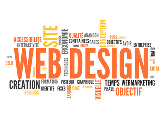 web design (tag cloud français)