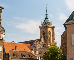 Sticker - Roofs of Colmar town - Alsace, France