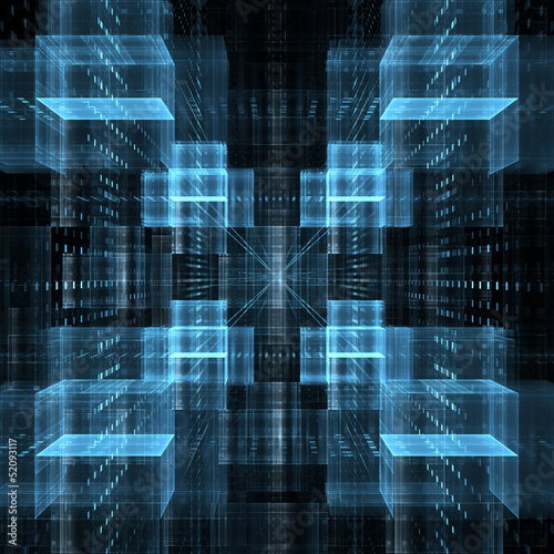 Abstract business science or technology background - 52093117