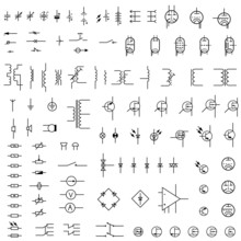BNC female connector axis view vector image | Free SVG