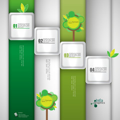 Wall Mural - Modern Design template / can be used for infographics / numbered