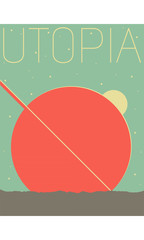 Wall Mural - Vector Minimal Design - Utopia