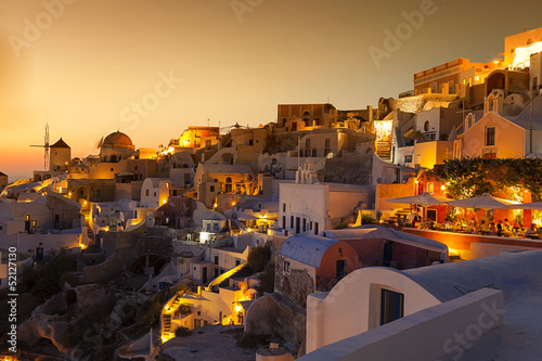 Plakat na zamówienie Santorini island,Greece