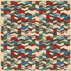 Wall Mural - retro abstract geometric background
