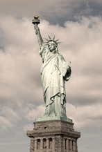 Statue Of Liberty - Sepia Image
