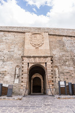 Entrance Gate Of Dalt Vila In Ibiza, Spain