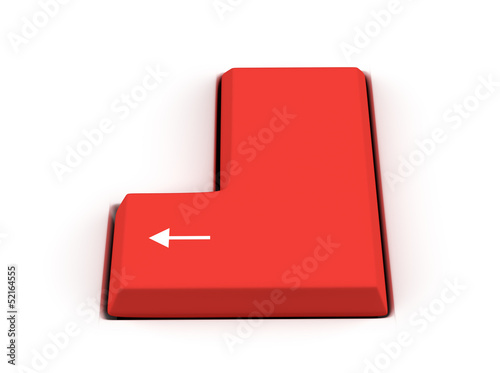 Fotografía  Blank enter key concept