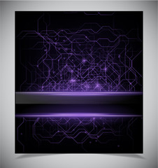 abstract glowing background