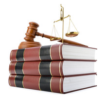 Law Books And Symbols