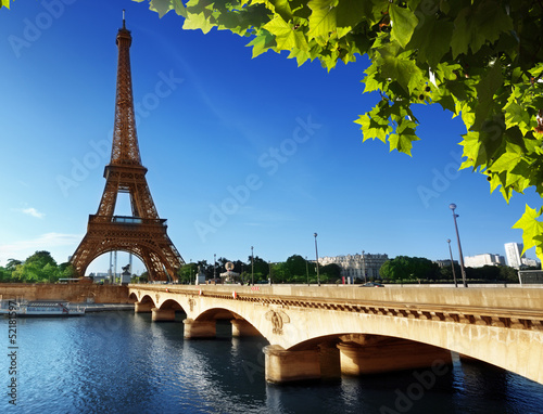 Nowoczesny obraz na płótnie Eiffel tower, Paris. France