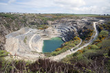 Fototapeta Desenie - Delabole slate quarry North Cornwall England UK