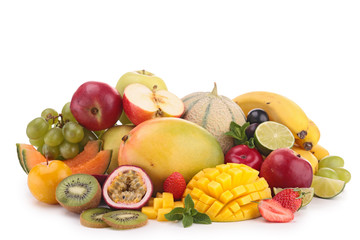 Poster - isolated heap of fruits