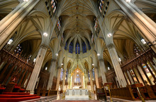Baldachin And Altar Of St. Patrick's Cathedral,New York City