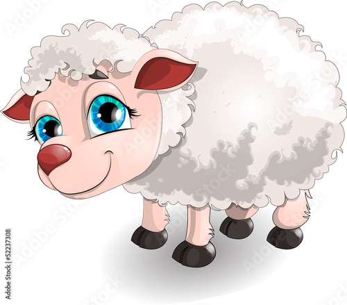 Naklejka dekoracyjna sheep