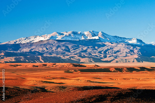 Foto-Banner - Mountain landscape in the north of Africa, Morocco (von seqoya)