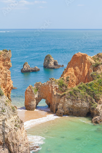 Fototapeta na wymiar Portugal - Algarve - Praia dos Tres Irmaos