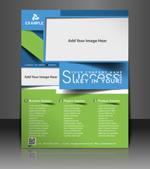 Wall Mural - Vector business brochure, flyer