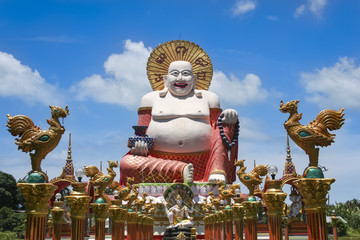 Wall Mural - big buddha temple koh samui thailand