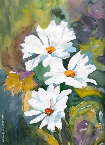 Naklejka dekoracyjna Daisies