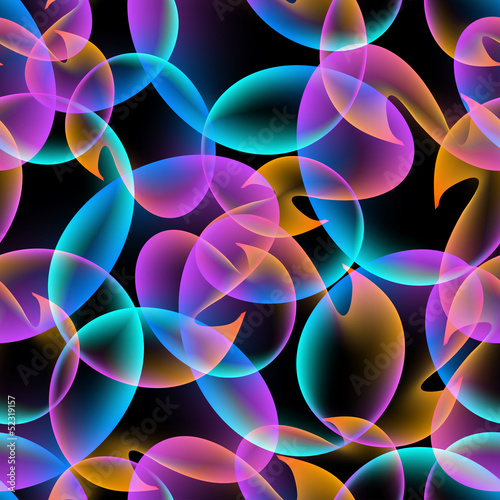 Abstract circle seamless background - 52319157