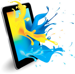 Wall Mural - digital tablet