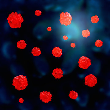 Cancer - 3D Rendering