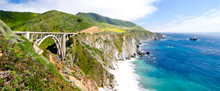 The Famous Bixby Bridge On California State Route 1