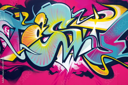 Plakat graffiti