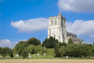 english countryside village church