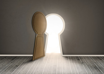 Poster - Keyhole shaped doorway
