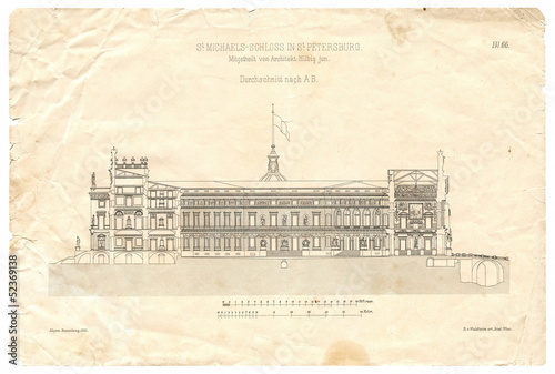 План михайловского замка в санкт петербурге