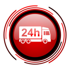 Poster - delivery 24h icon