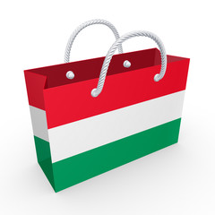 Wall Mural - Packet with flag of Hungary.