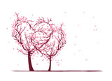 Trees of love for your design