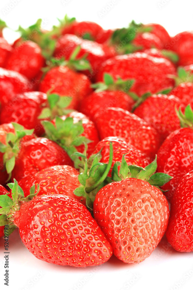 Fresh strawberry close up