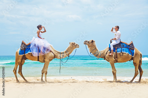 Obraz w ramie wedding on the beach