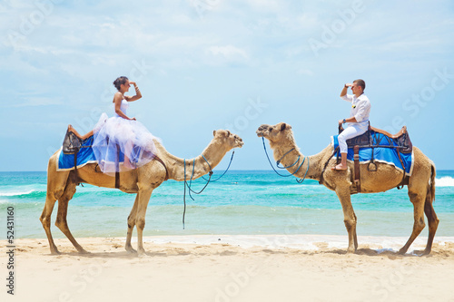 Naklejka dekoracyjna wedding on the beach