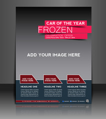 Wall Mural - Vector business brochure, flyer