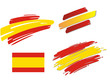 Brush Flags Spain