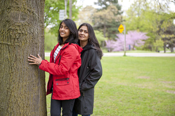 Wall Mural - loving mother and daughter